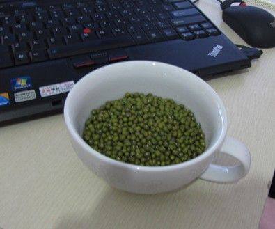 甜菊叶绿豆冰沙步骤1