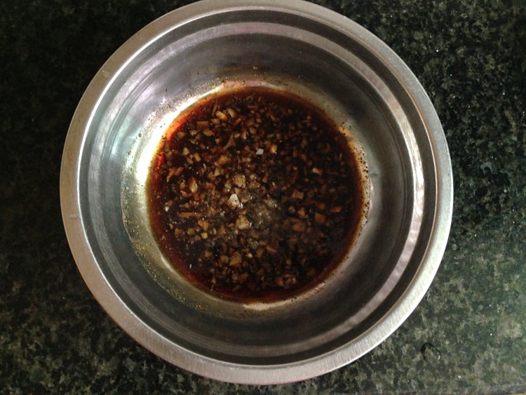 青红椒牛肉串步骤1