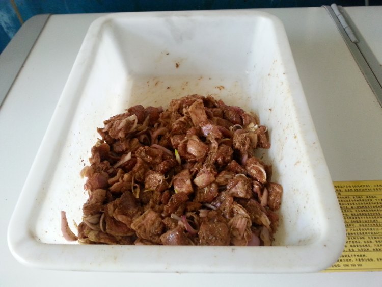碳烤羊肉串步骤1
