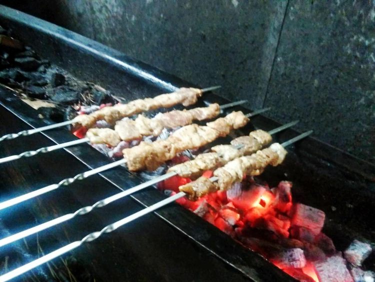 碳烤羊肉串步骤4