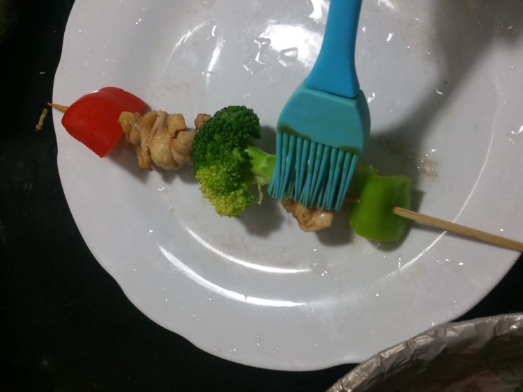 香烤鸡肉串步骤11