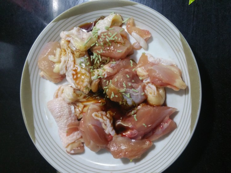 香烤鸡肉串步骤7
