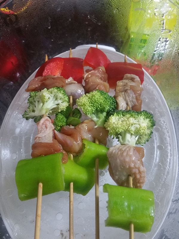 香烤鸡肉串步骤9
