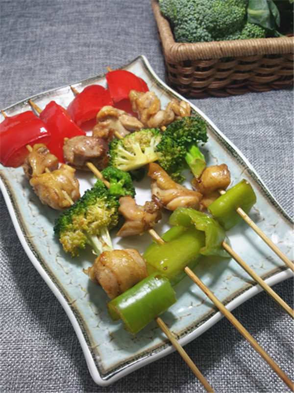 香烤鸡肉串步骤14