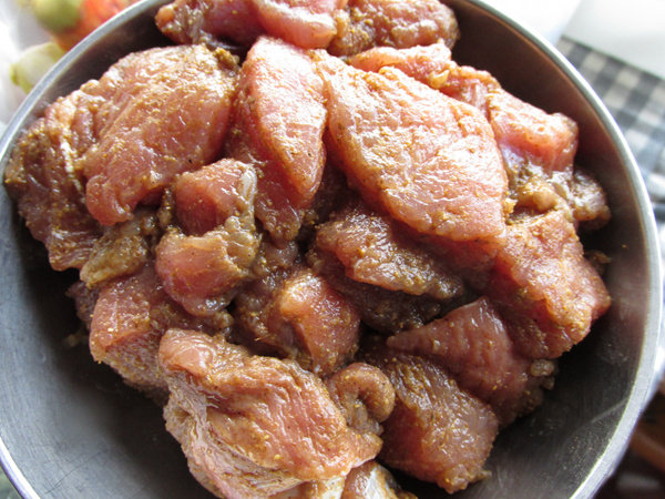 孜然羊肉串步骤4