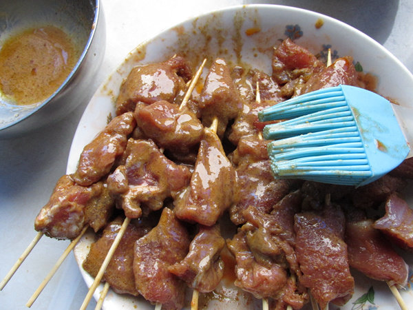 孜然羊肉串步骤7
