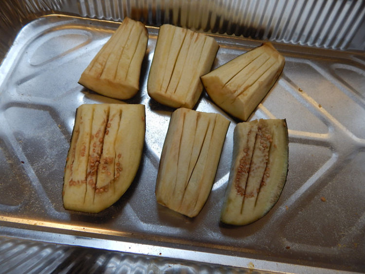 肉末烤茄子步骤2