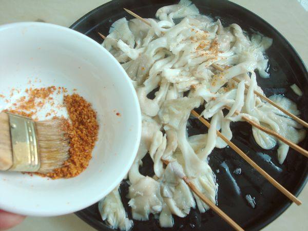 微波烤平菇步骤8