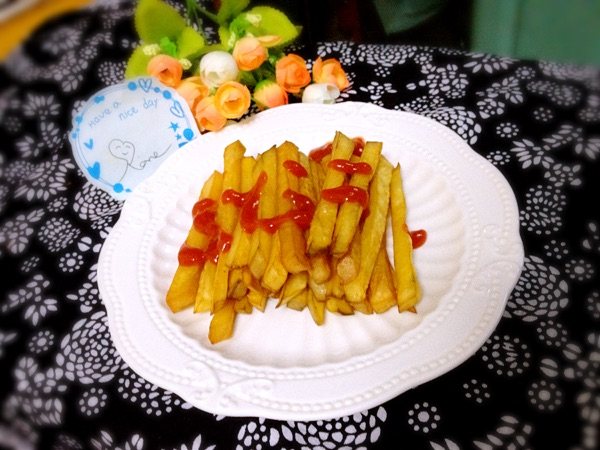 【儿童美食】烤薯条步骤9