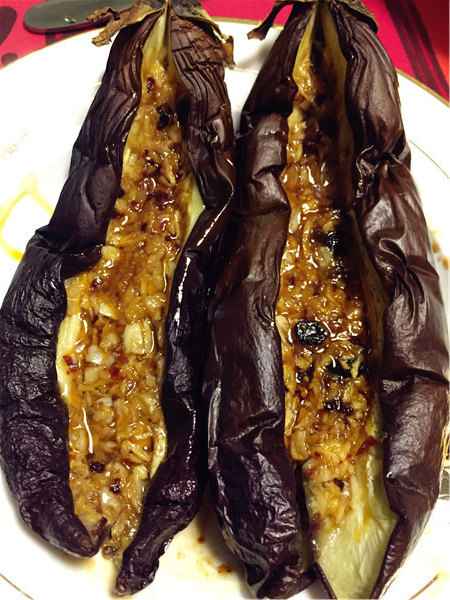 豆豉蒜蓉香烤茄子步骤7