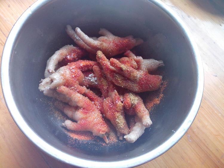 烤鸡脚步骤9