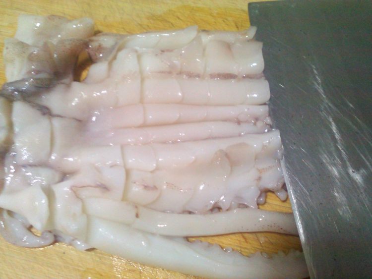 酱烤鱿鱼须步骤2
