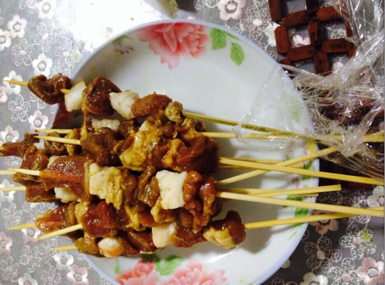 微波炉版烤肉串步骤5