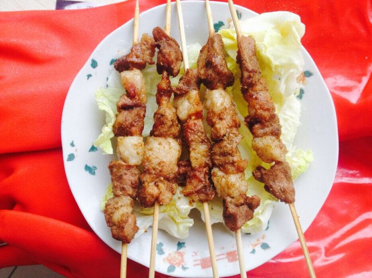 微波炉版烤肉串步骤6