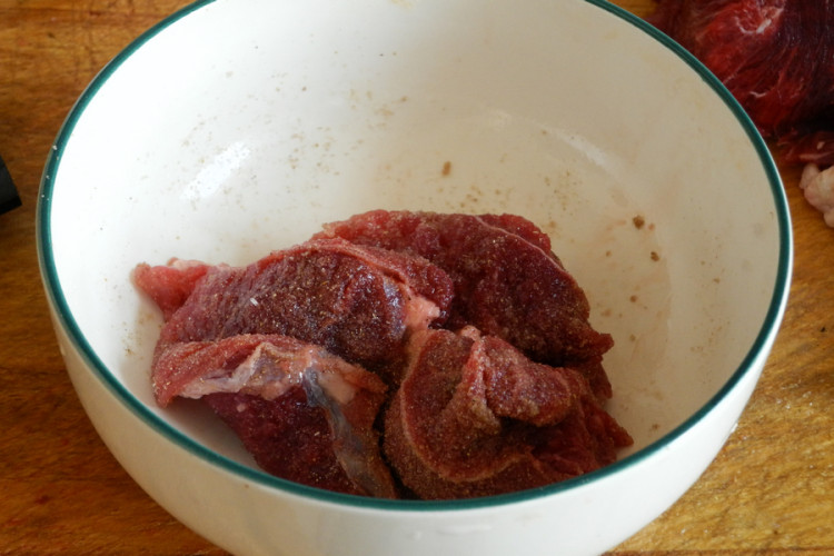 烤肉步骤8
