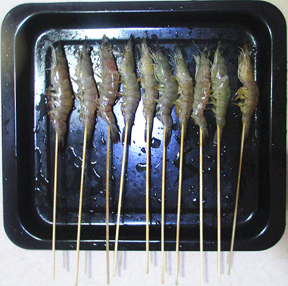 香烤串串虾步骤6
