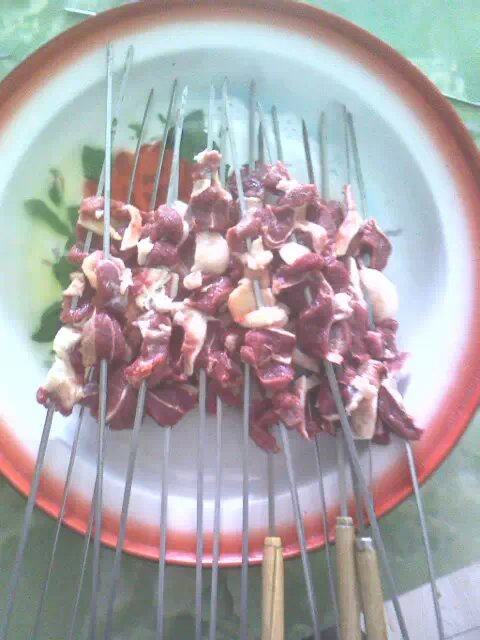 烤羊肉串步骤2