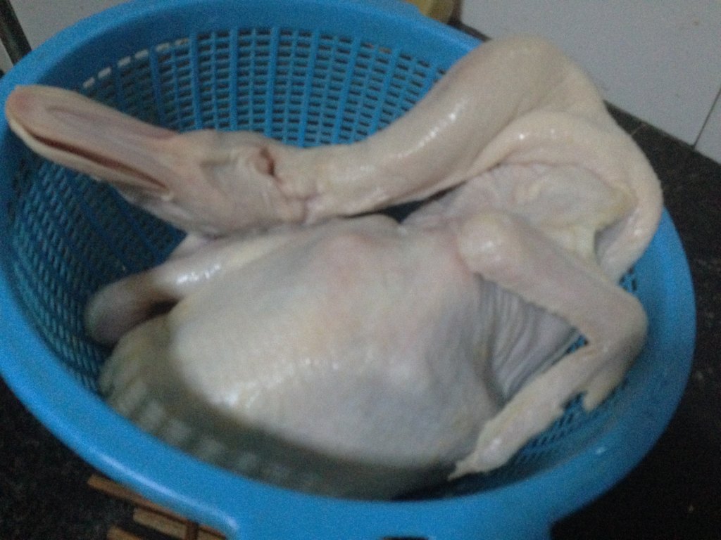 芷江烤鸭步骤1