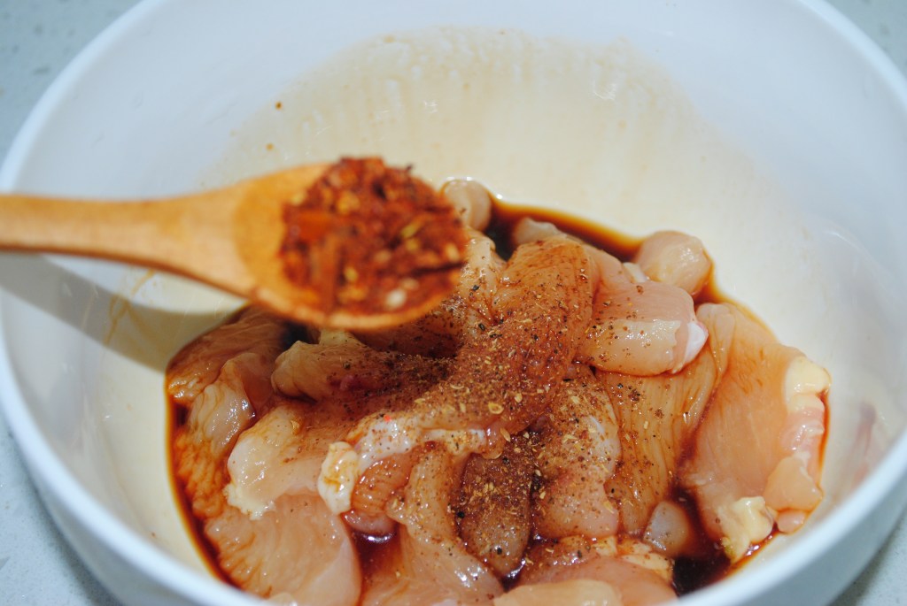 多彩鸡肉串步骤3