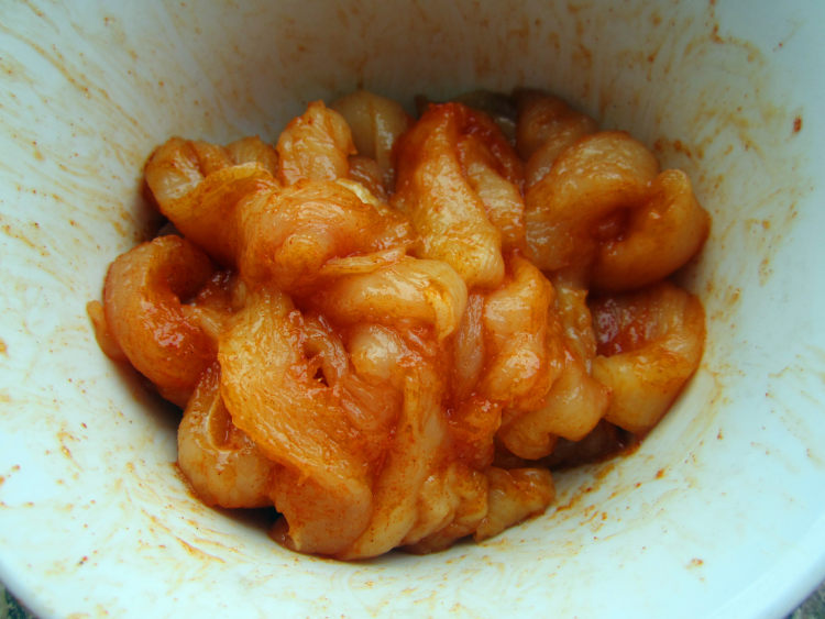 芝麻鸡肉串步骤3