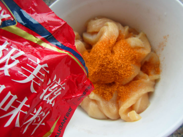 芝麻鸡肉串步骤2