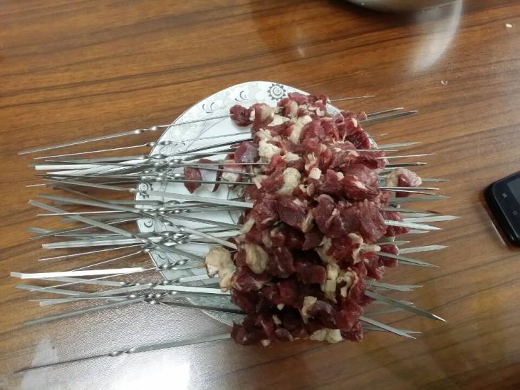 自制羊肉串步骤6