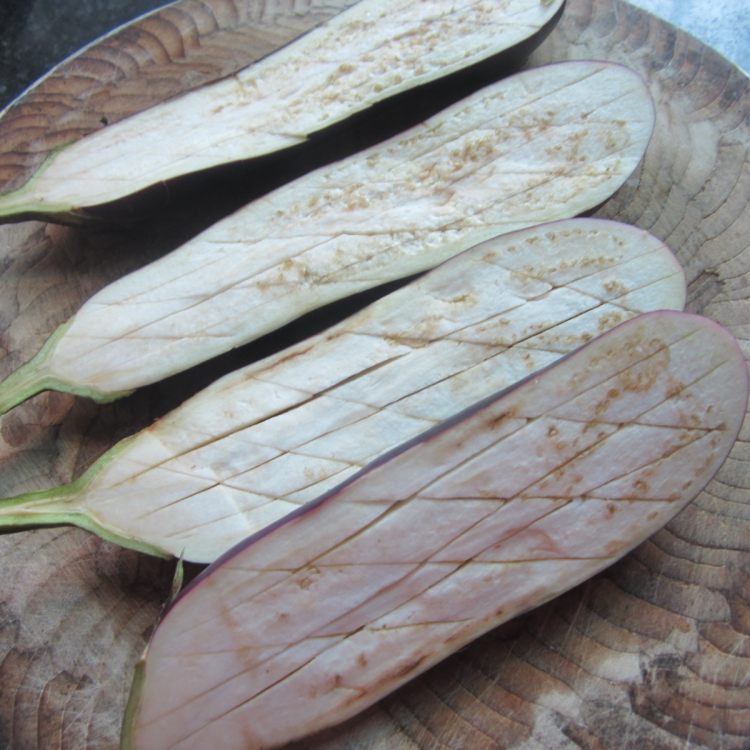 烤箱烤茄子步骤2