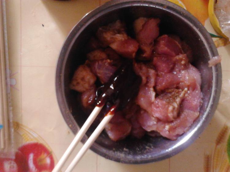 五彩烤肉窜步骤5