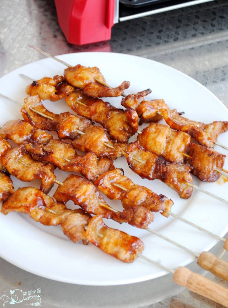 香烤五花肉串步骤9