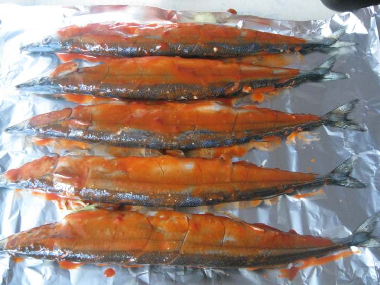 韩式烤秋刀鱼步骤11