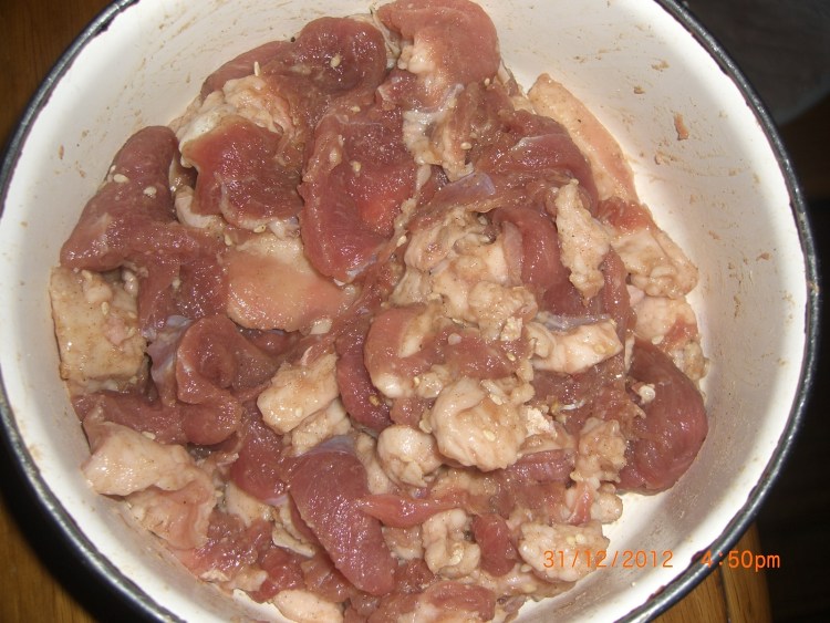 锡纸烤羊肉步骤2