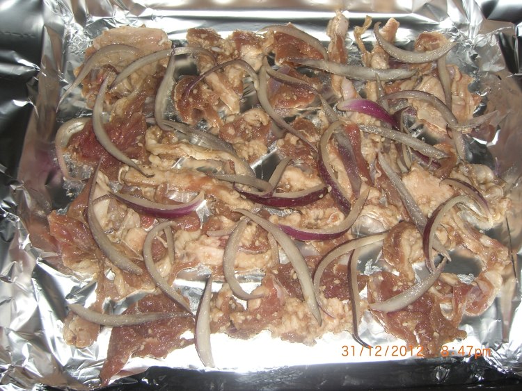 锡纸烤羊肉步骤5