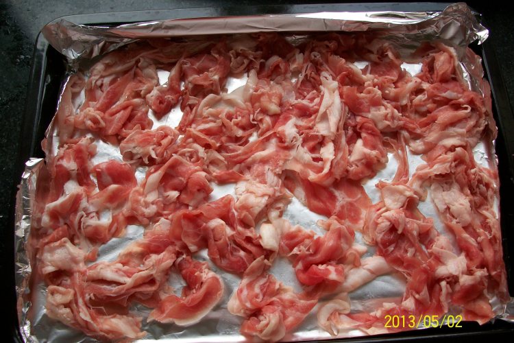 烤羊肉片步骤1