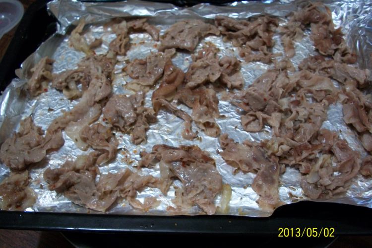 烤羊肉片步骤6