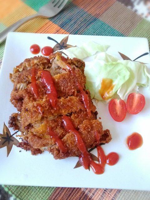 酥嫩爆浆炸鸡排步骤6