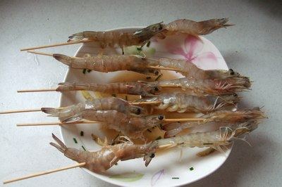 串烤虾步骤6