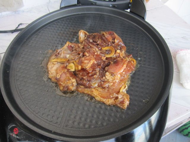 电饼铛烤鸡腿步骤8