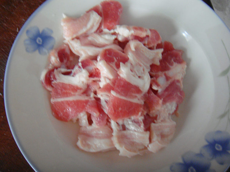 杏鲍菇烤五花肉步骤2