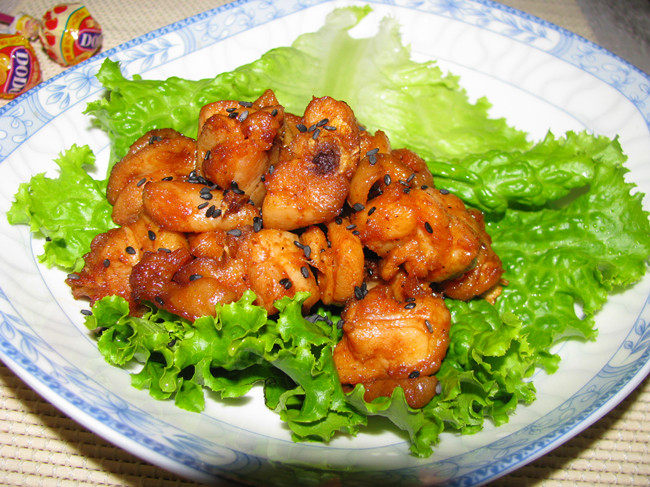 芝麻鸡块步骤7