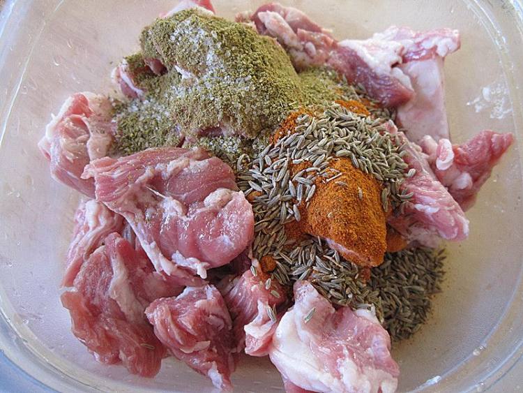烤孜然羊肉串步骤3