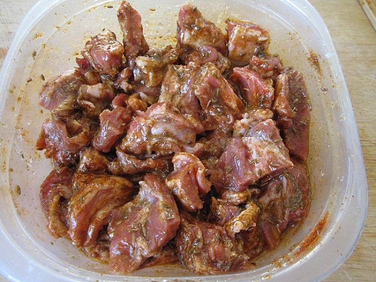 烤孜然羊肉串步骤4