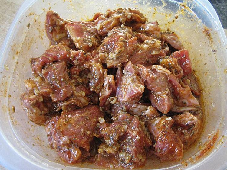 烤孜然羊肉串步骤6