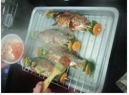茄汁辣味烤鲫鱼步骤8
