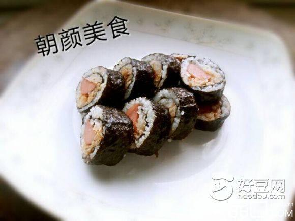 火腿肠香菇酱寿司