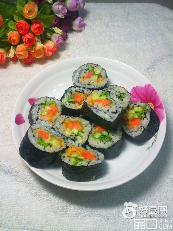 芝麻肉松寿司