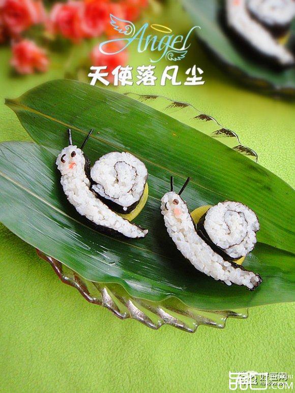 可爱蜗牛寿司