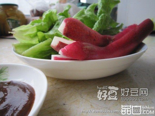 有机菜果沾酱
