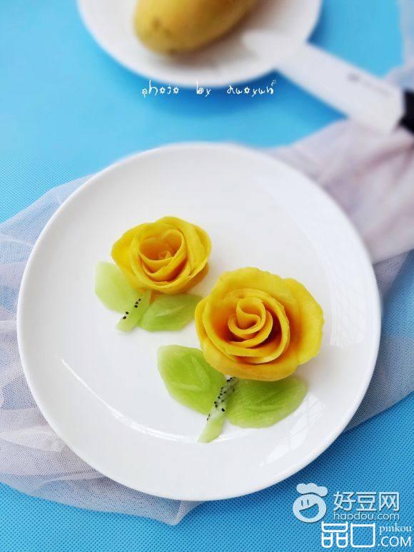 芒果玫瑰花