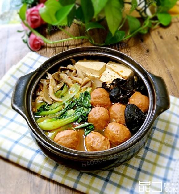 什锦丸子煲