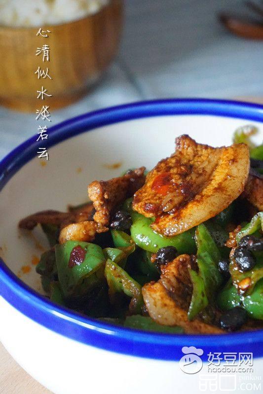 青椒豆豉盐煎肉